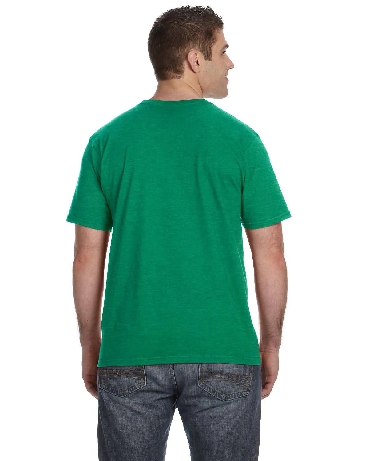 980-Gildan-HEATHER GREEN