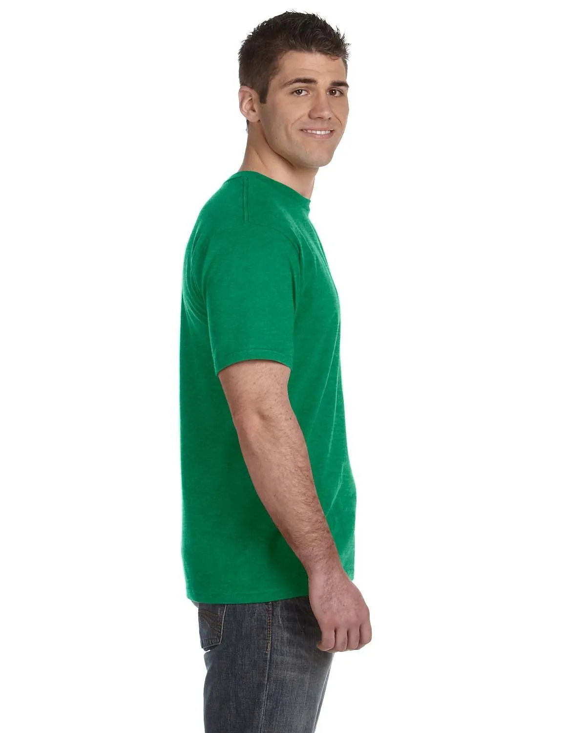 980-Gildan-HEATHER GREEN