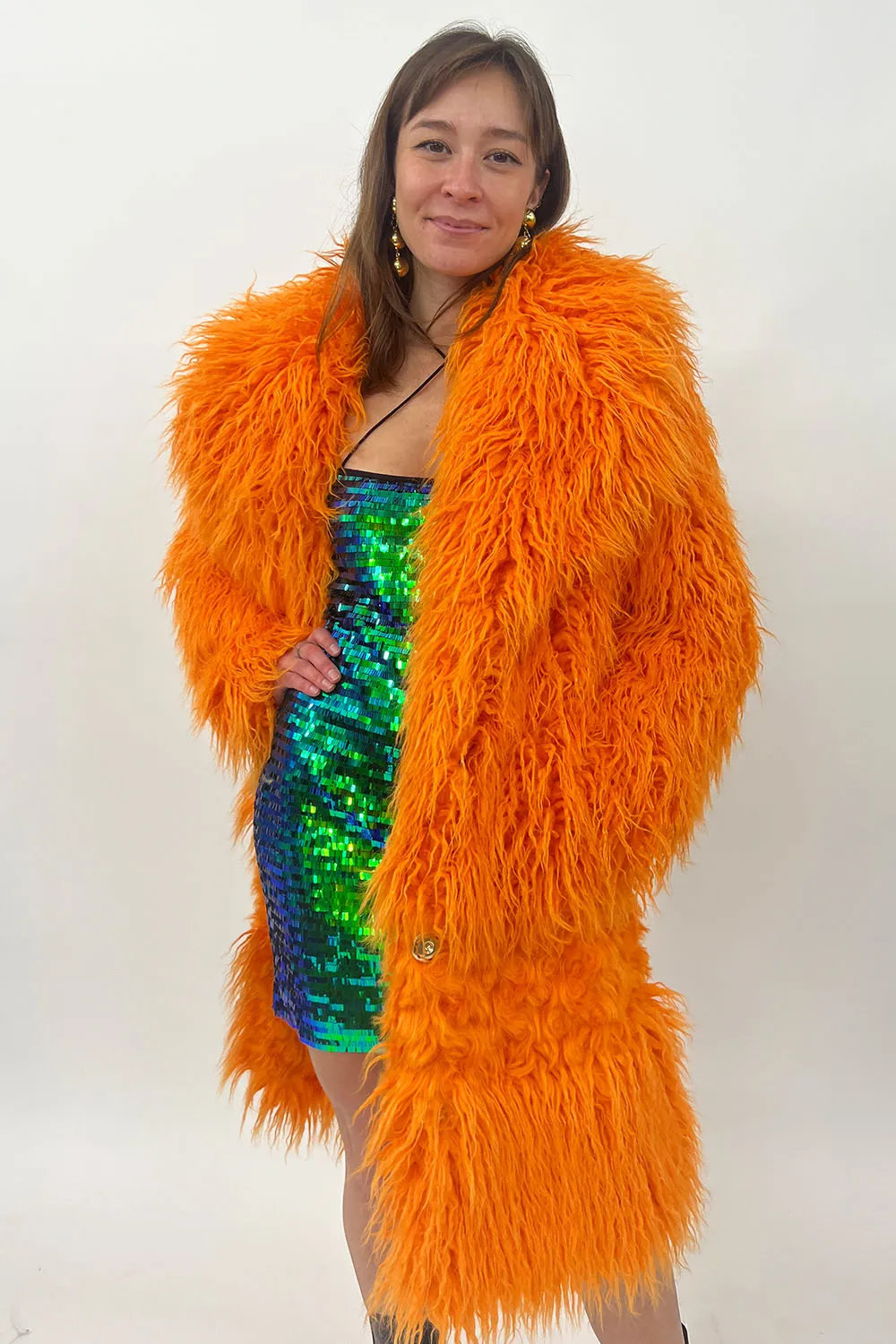 Alabama Muse - Blondie Coat: Orange