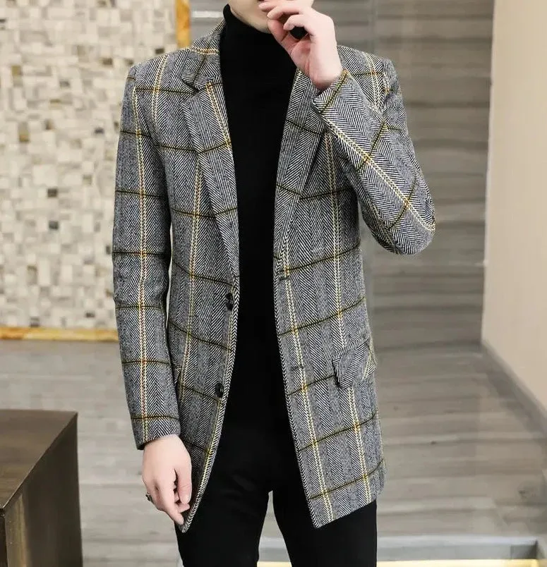 Antonios British Style Coat Men