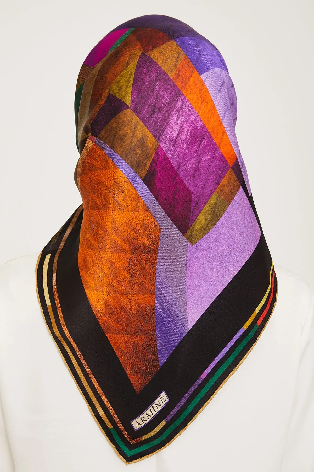 Armine Darwin Modern Silk Scarf #53