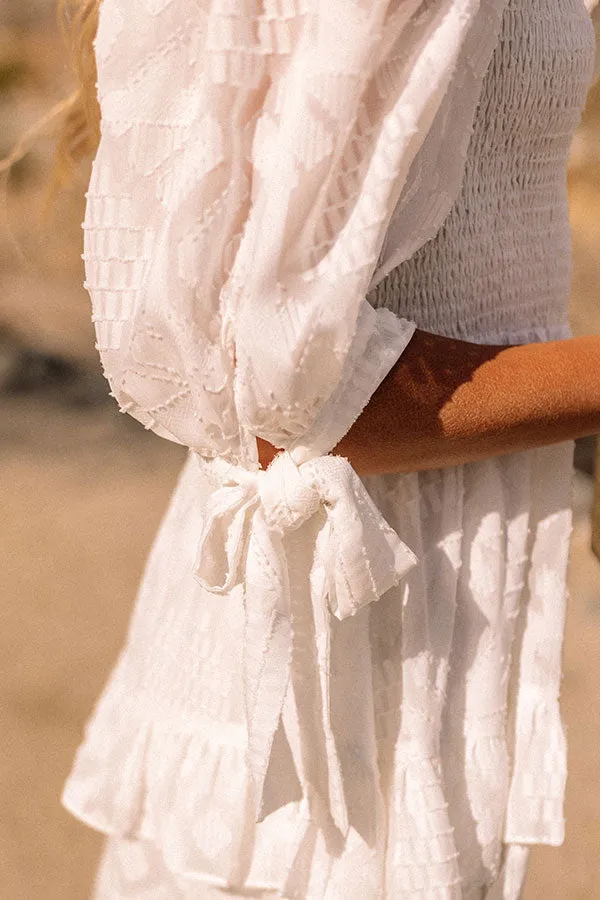 Awaiting Romance Smocked Dress