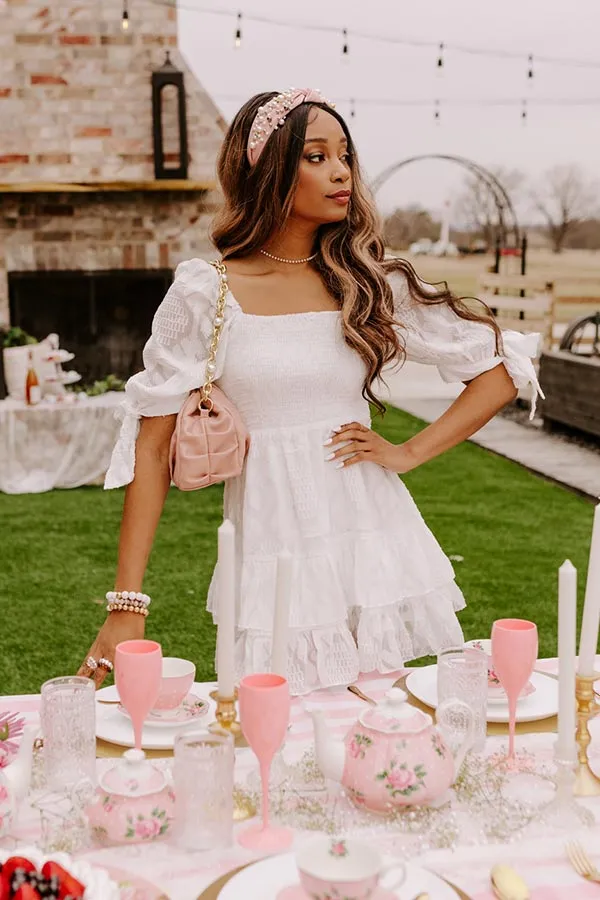 Awaiting Romance Smocked Dress