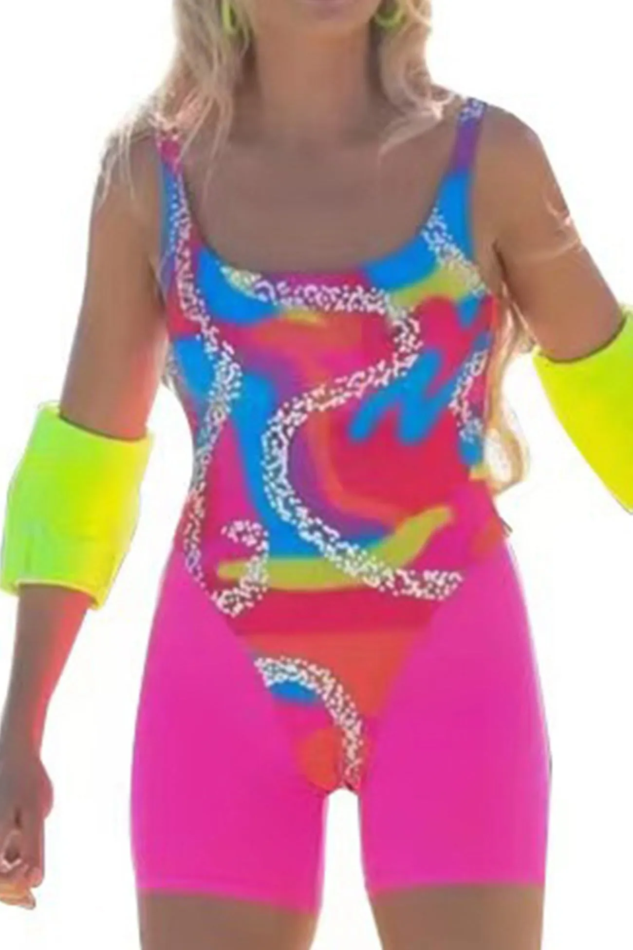 Barbie Printed Bodysuit Shorts Suits