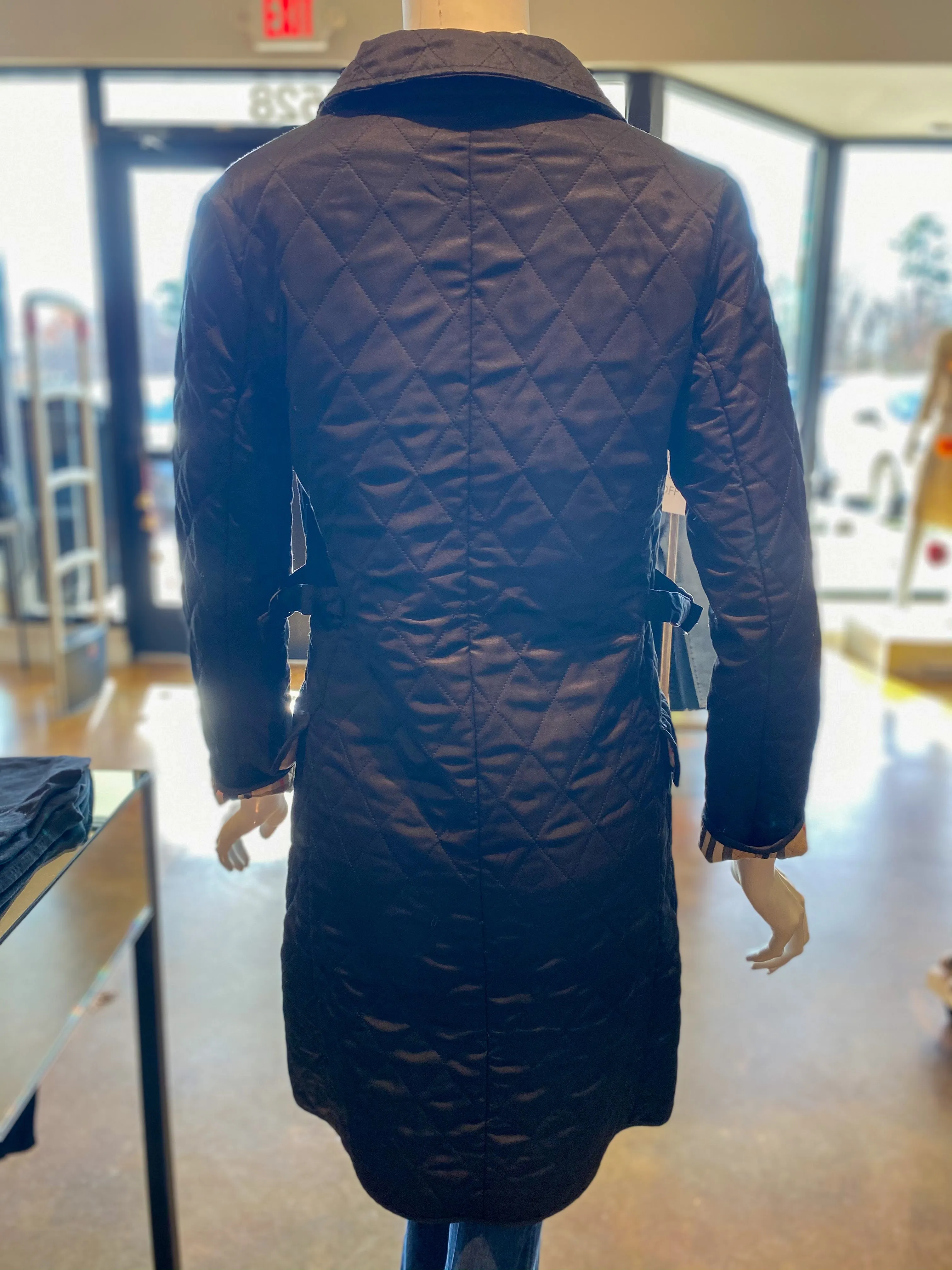Burberry Black Quilted Utility Jacket