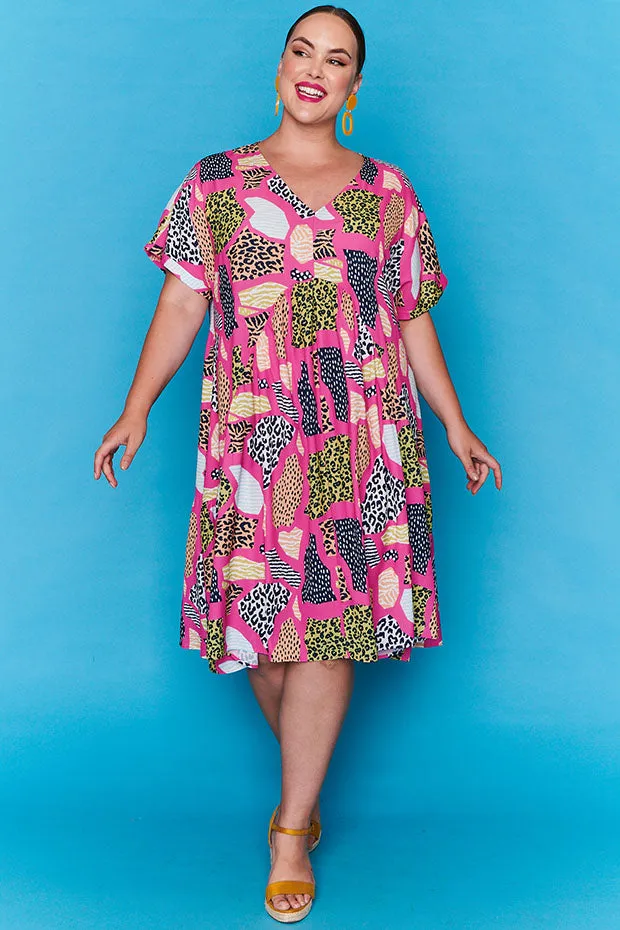 Charlotte Pink Safari Dress