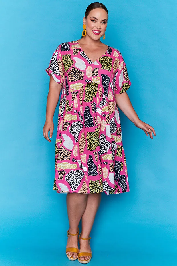 Charlotte Pink Safari Dress