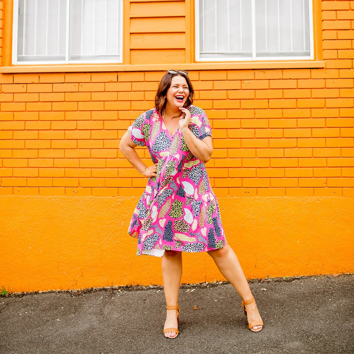 Charlotte Pink Safari Dress