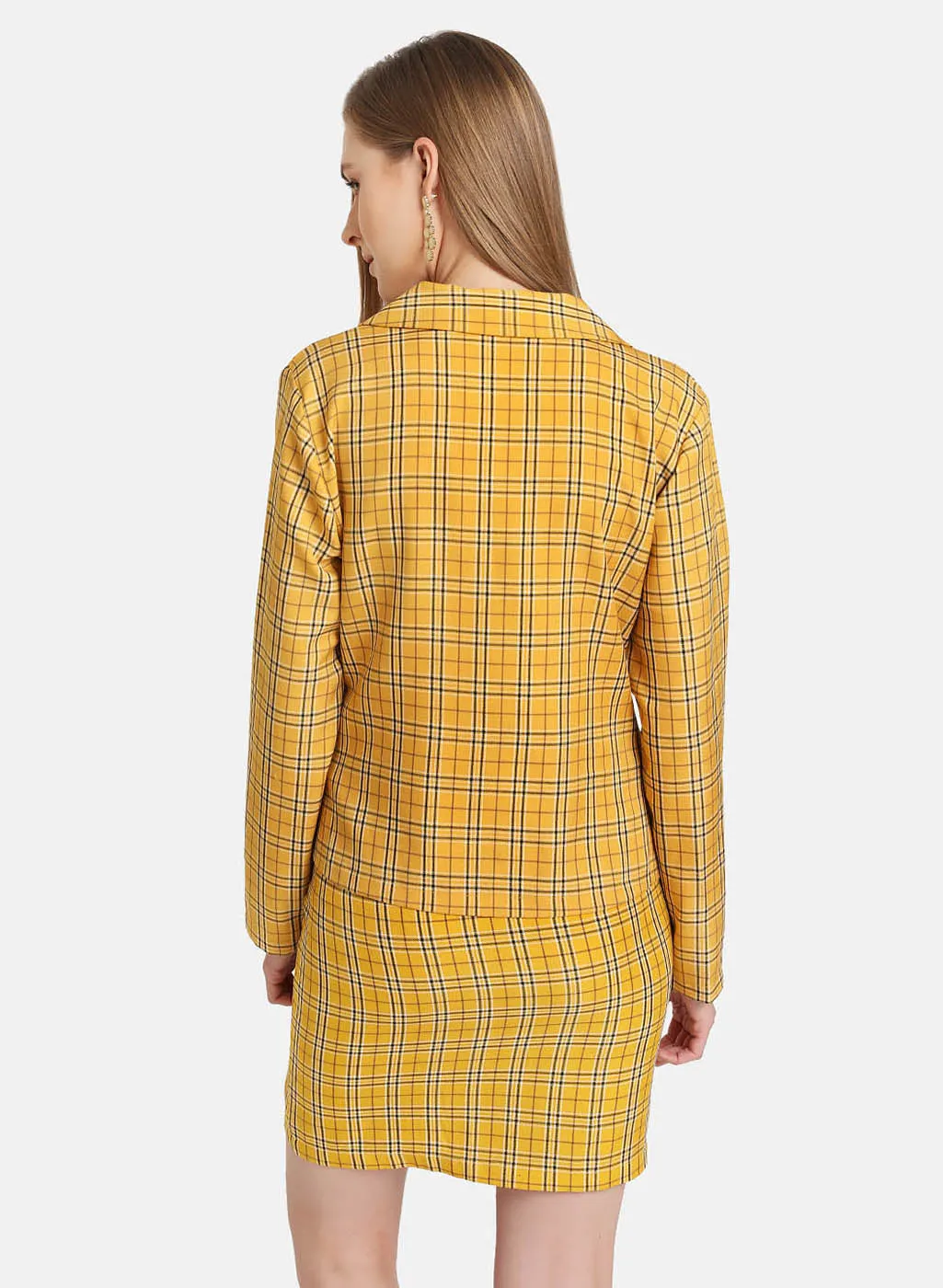 Checked Blazer