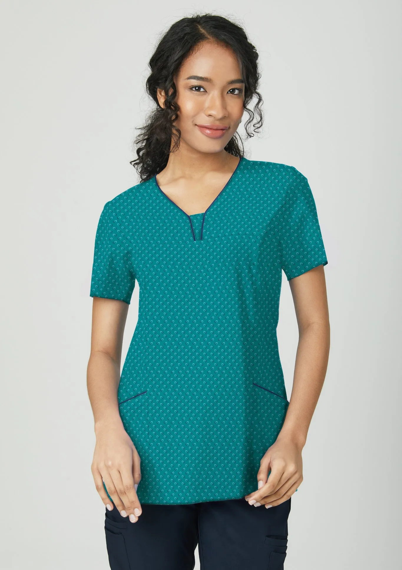 City Collection Heart Print Tunic (2281)