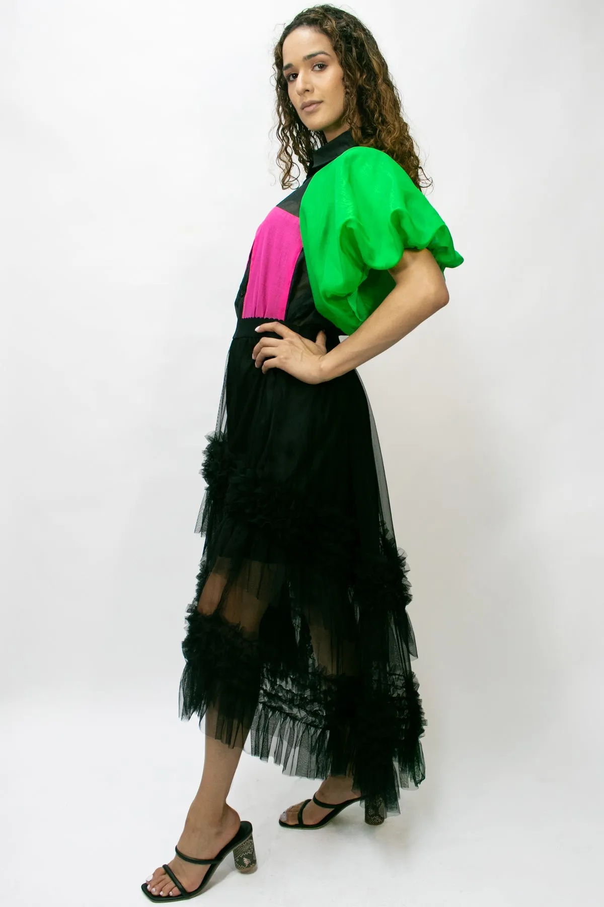 CK004 SKIRT (BLK, WHT, VIOLET)