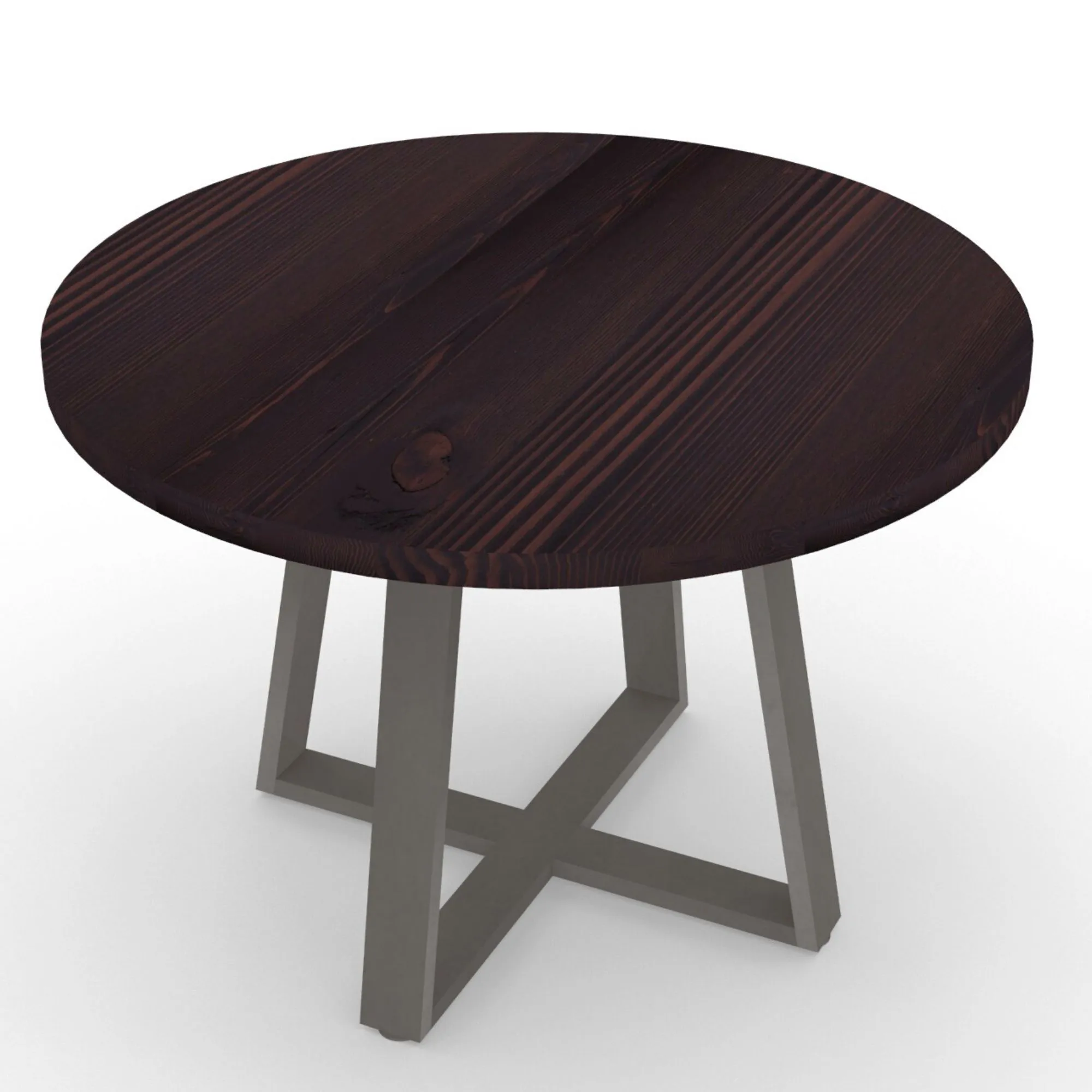 Criss Cross Round Pub Table
