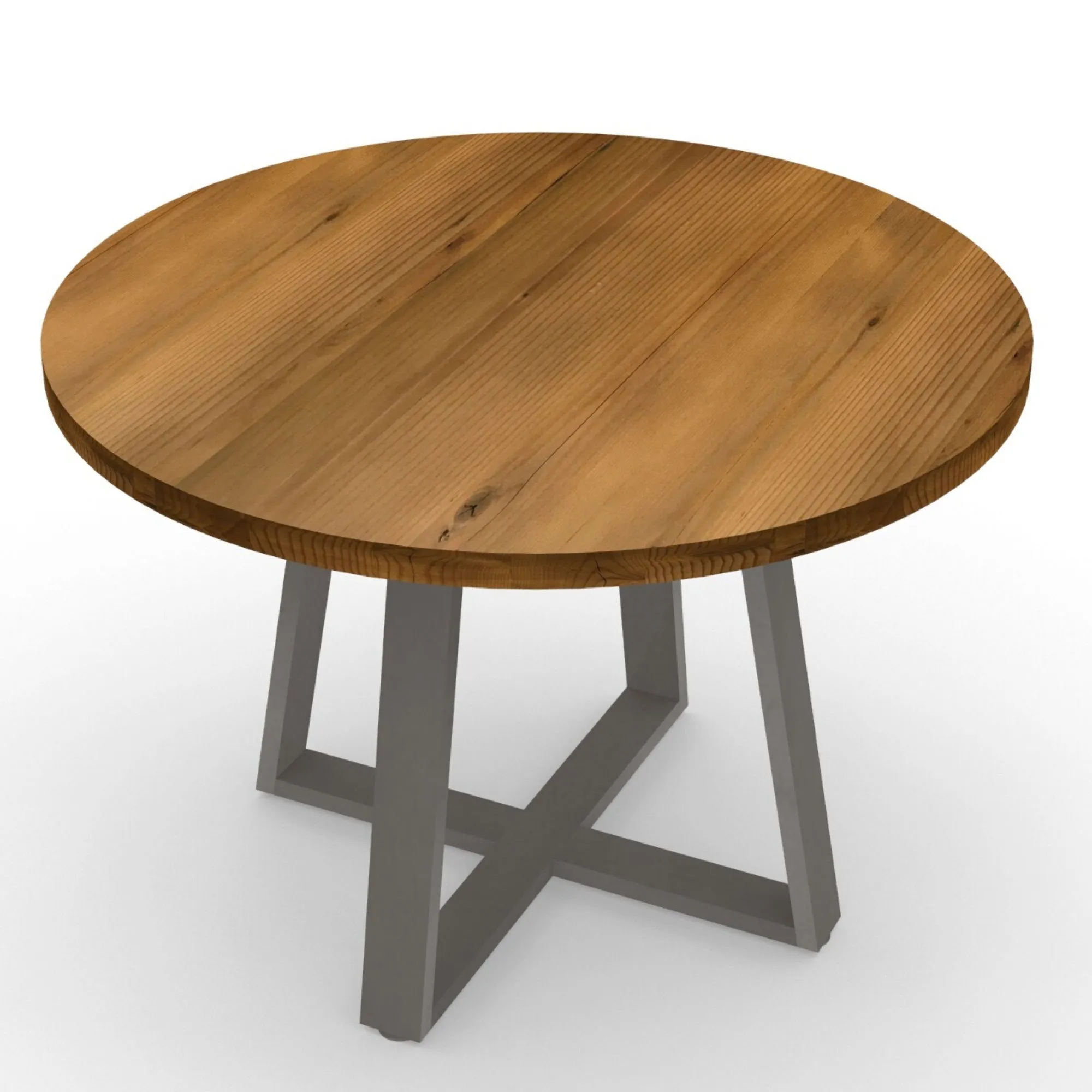 Criss Cross Round Pub Table