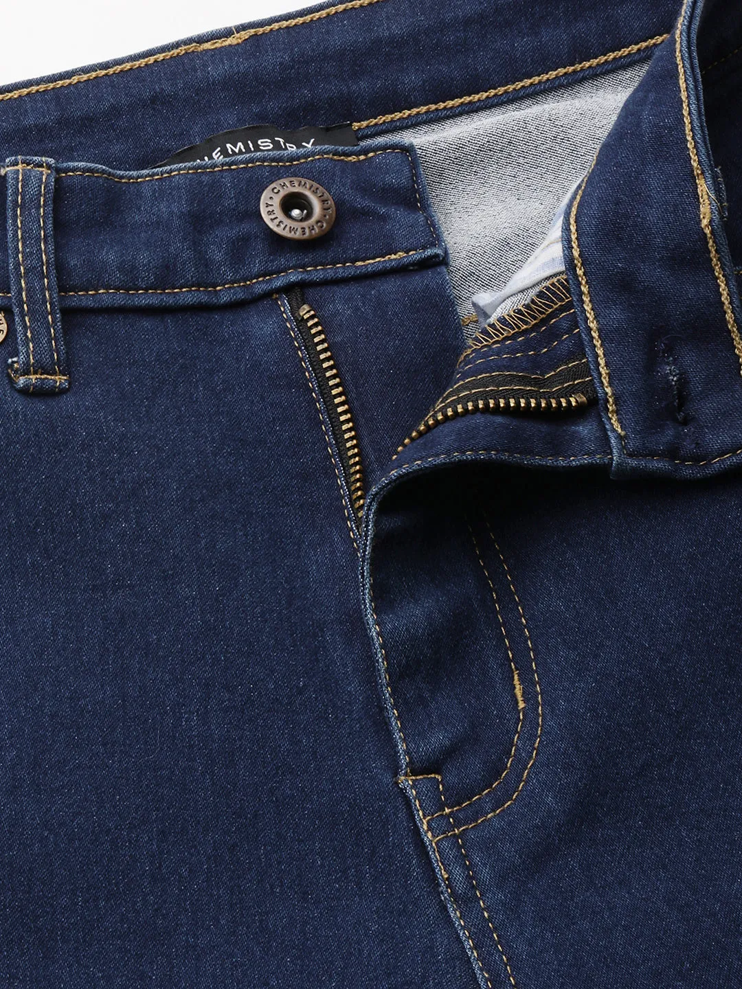 Dark Wash 5 Pocket Denim Pencil Skirt