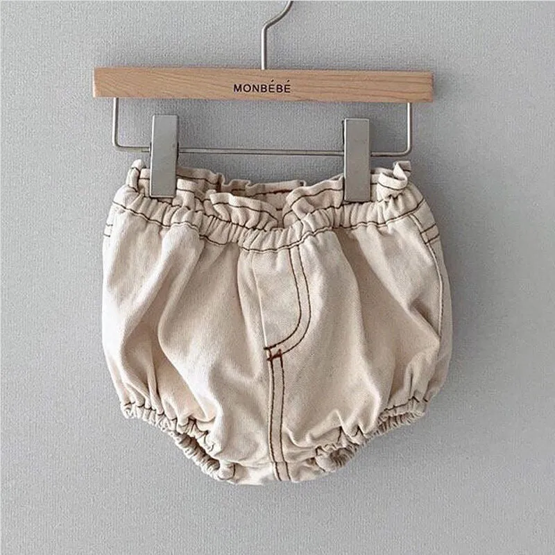 Denim Baby Shorts Neutral Gender
