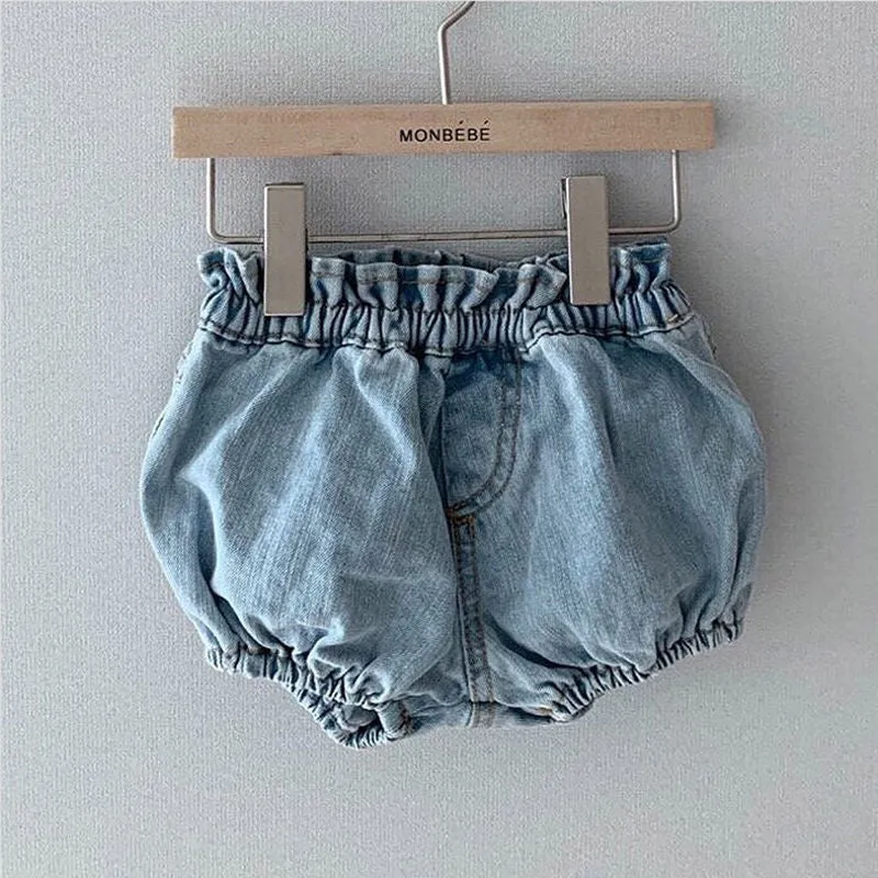 Denim Baby Shorts Neutral Gender