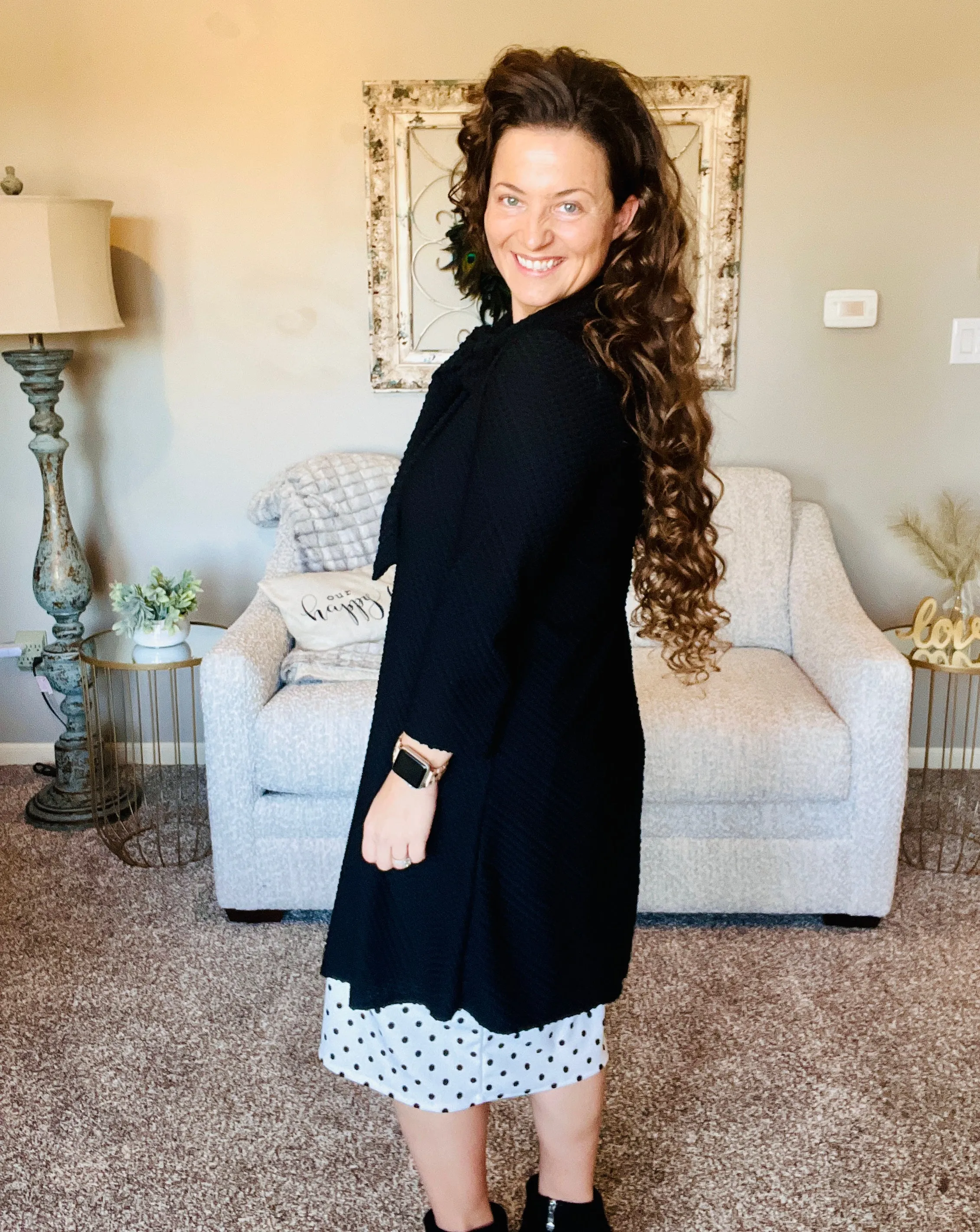 Flash of Style Tunic- Black