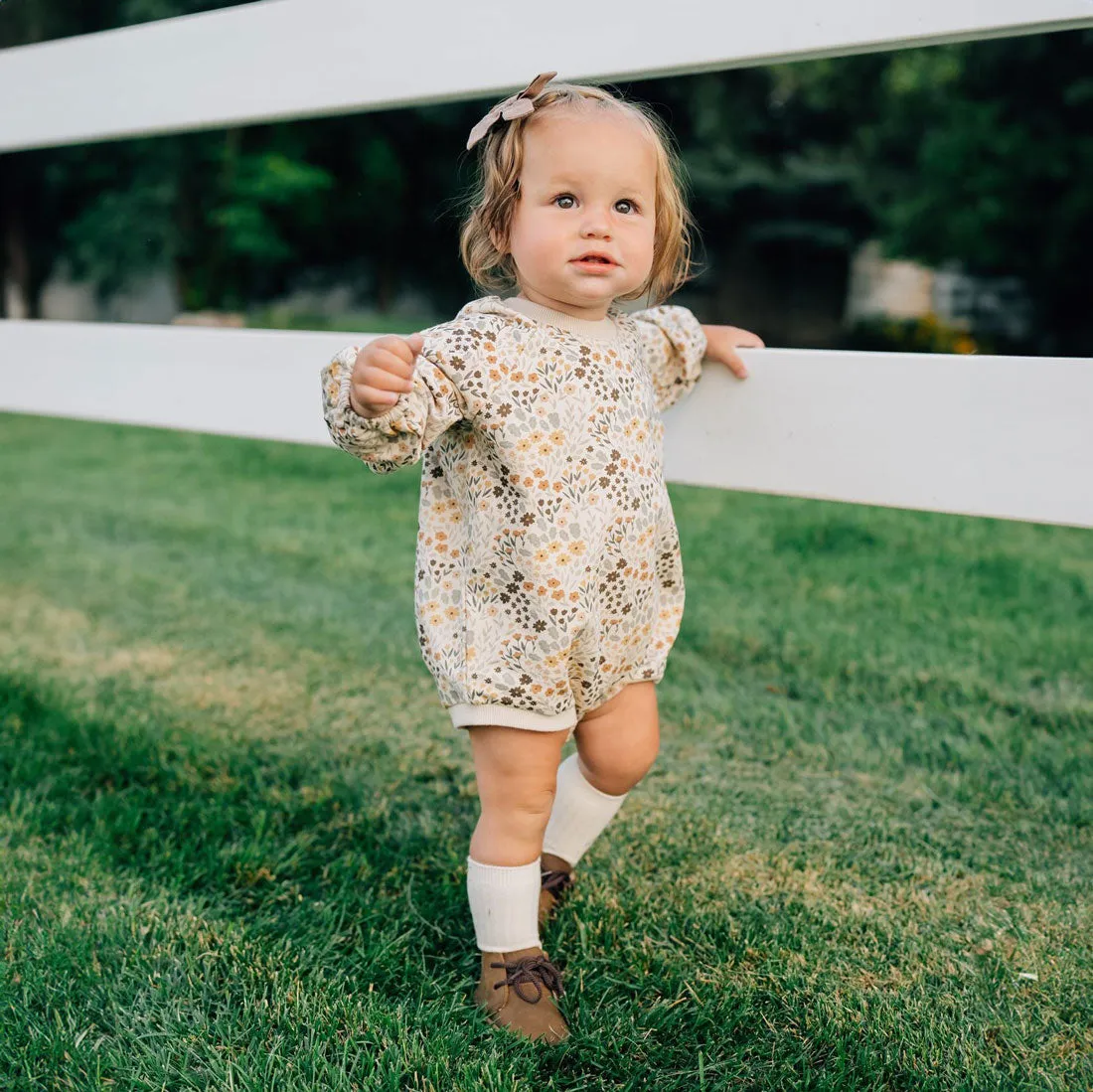 French Terry Bodysuit - Bloom