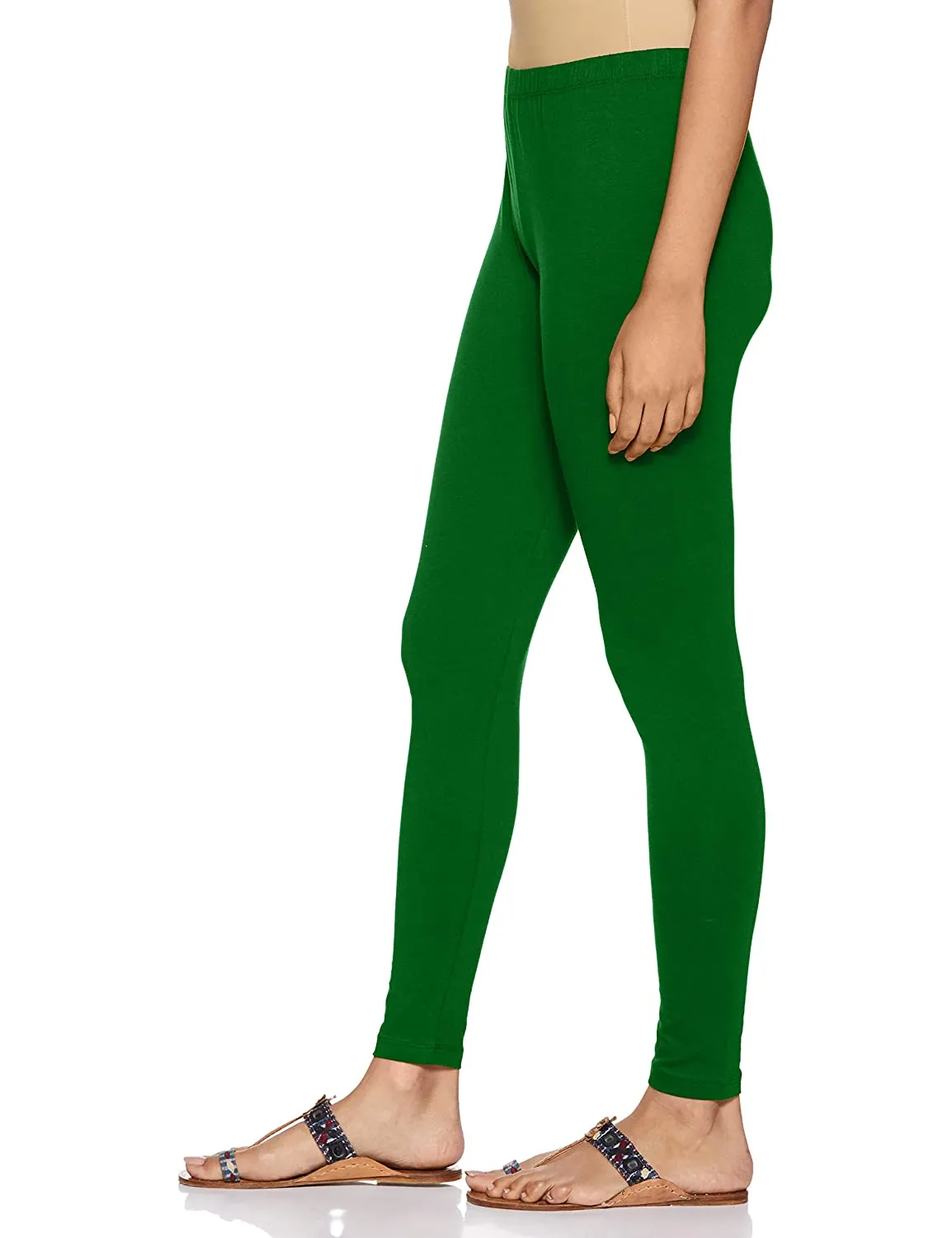 Green Rupa Cotton Leggings for Woman