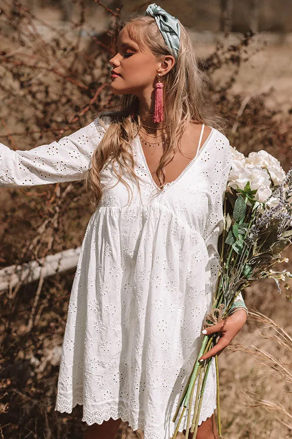 Happy Forever Eyelet Dress