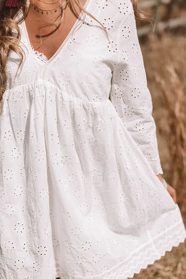 Happy Forever Eyelet Dress