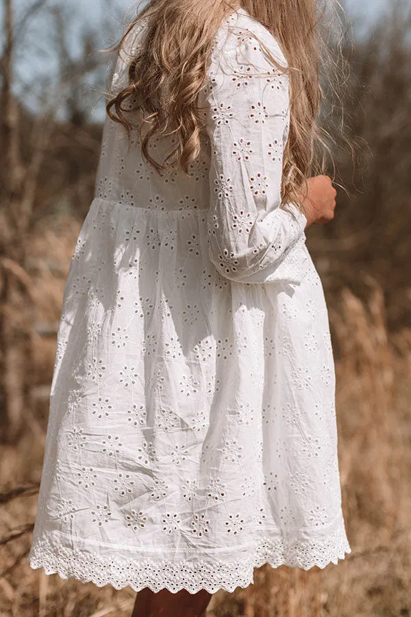 Happy Forever Eyelet Dress