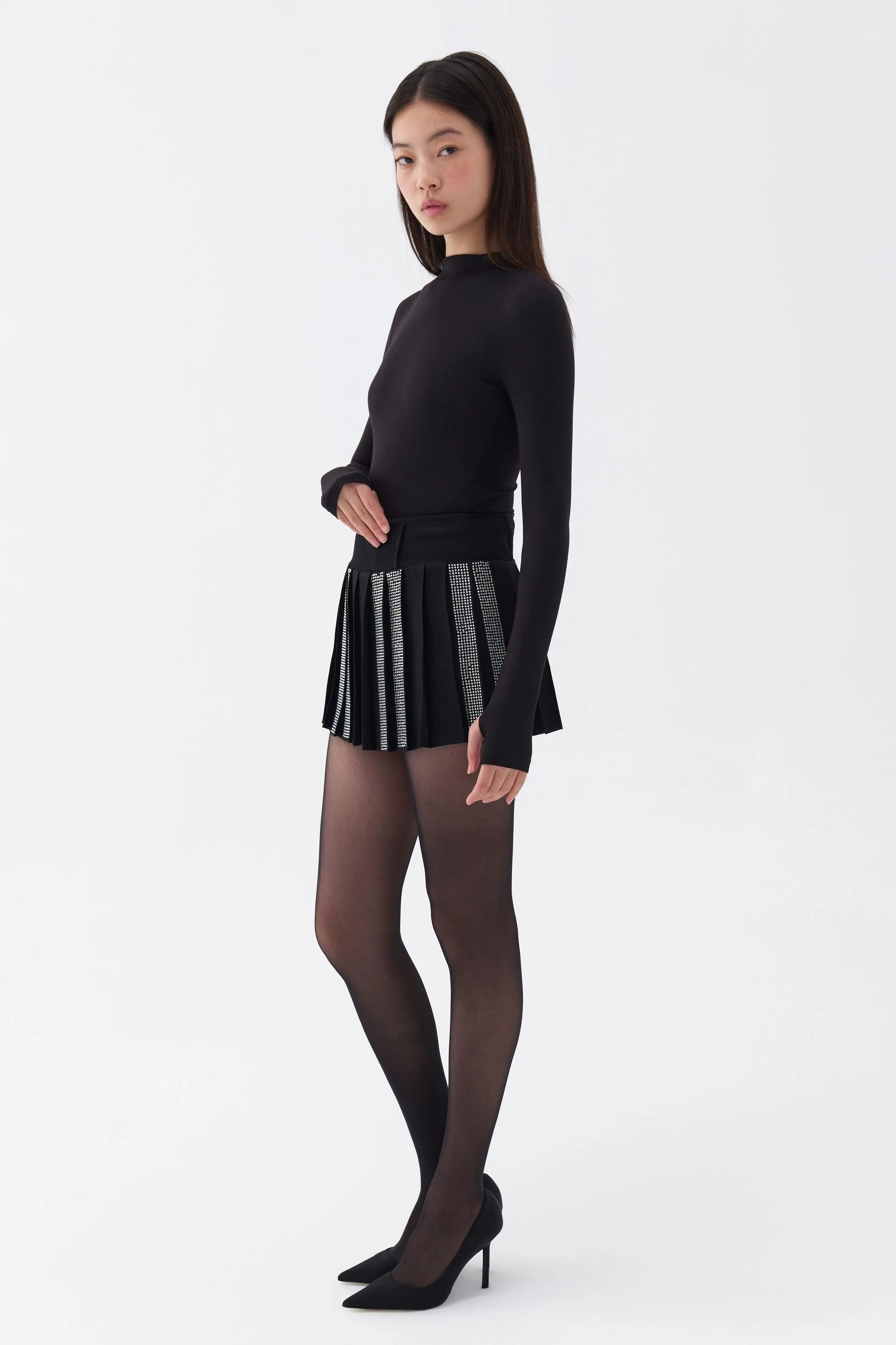 High Collar Bodysuit
