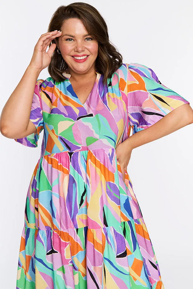 Hollie Colour Swatch Dress