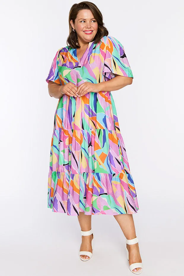 Hollie Colour Swatch Dress