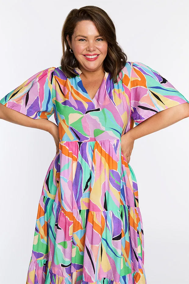 Hollie Colour Swatch Dress