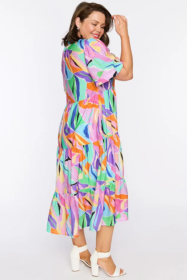 Hollie Colour Swatch Dress