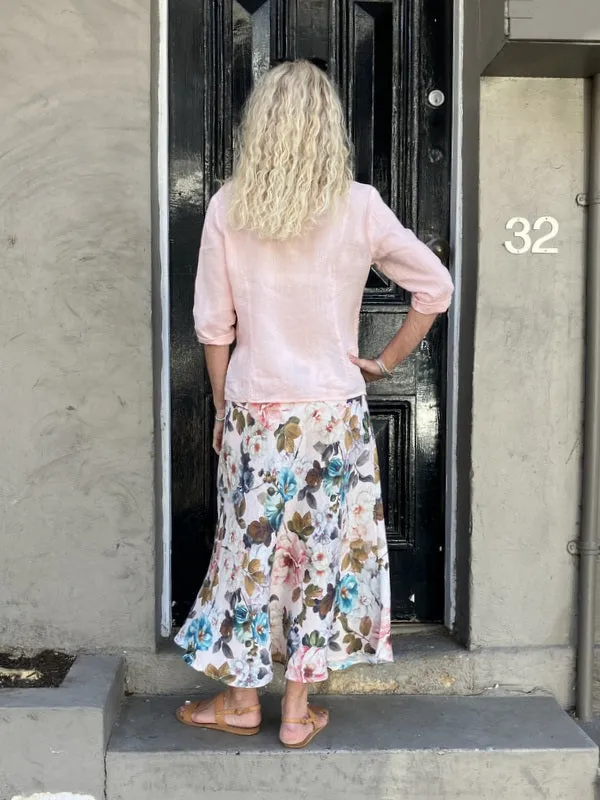 Jiva Fitted Shirt - Romance Pink - Ramie