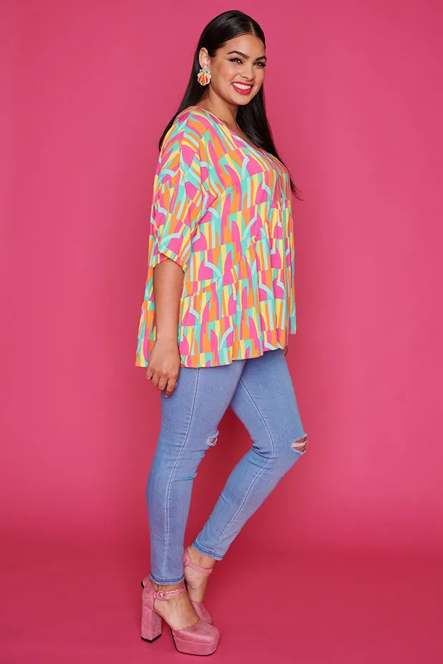 June Geo Gelato Blouse