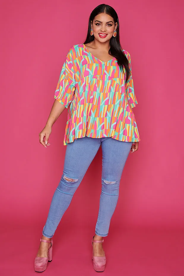 June Geo Gelato Blouse