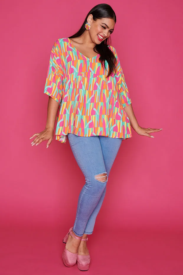 June Geo Gelato Blouse