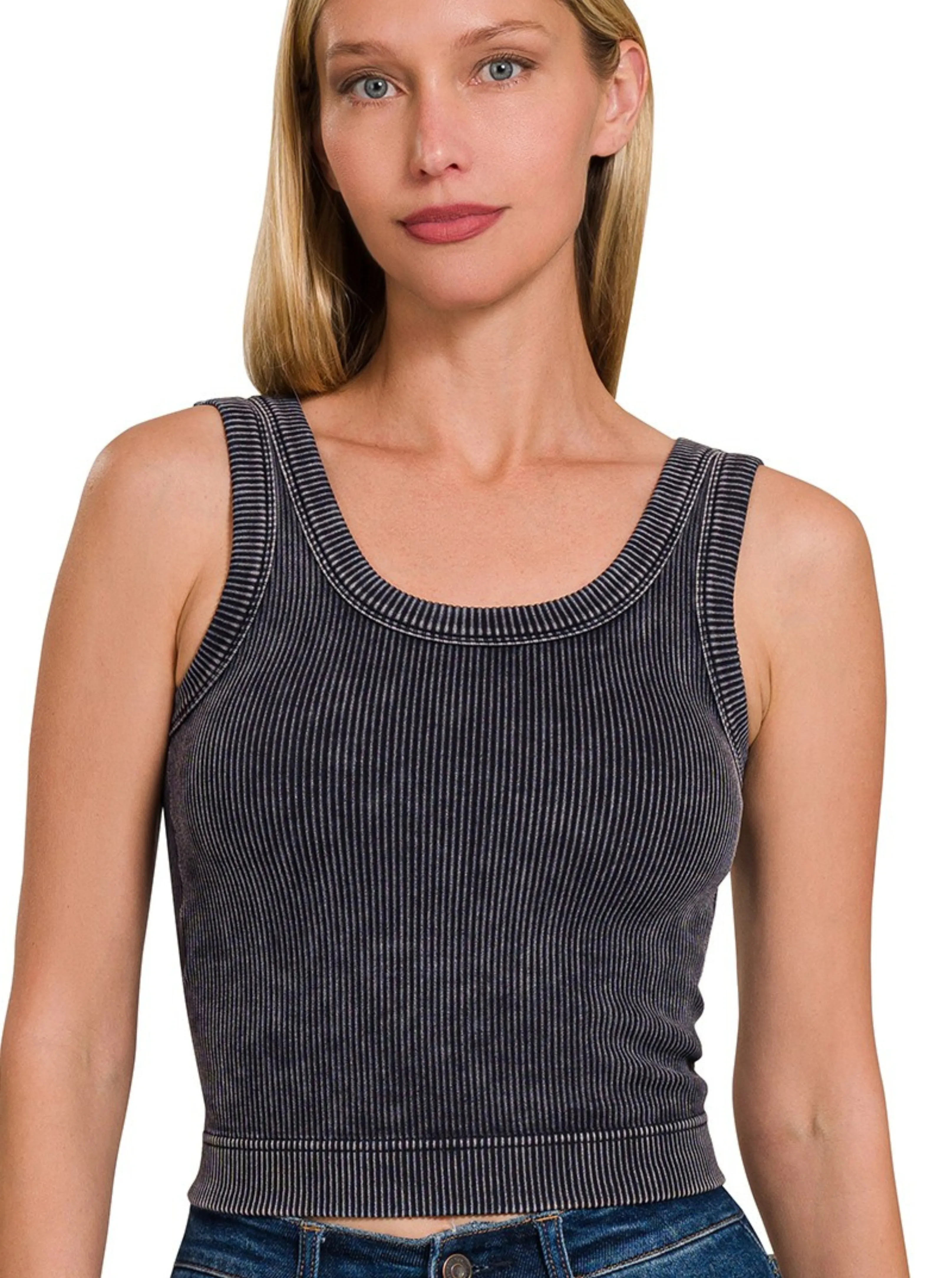 Keep It Classy Ribbed Tank