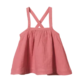May Pinafore Raspberry