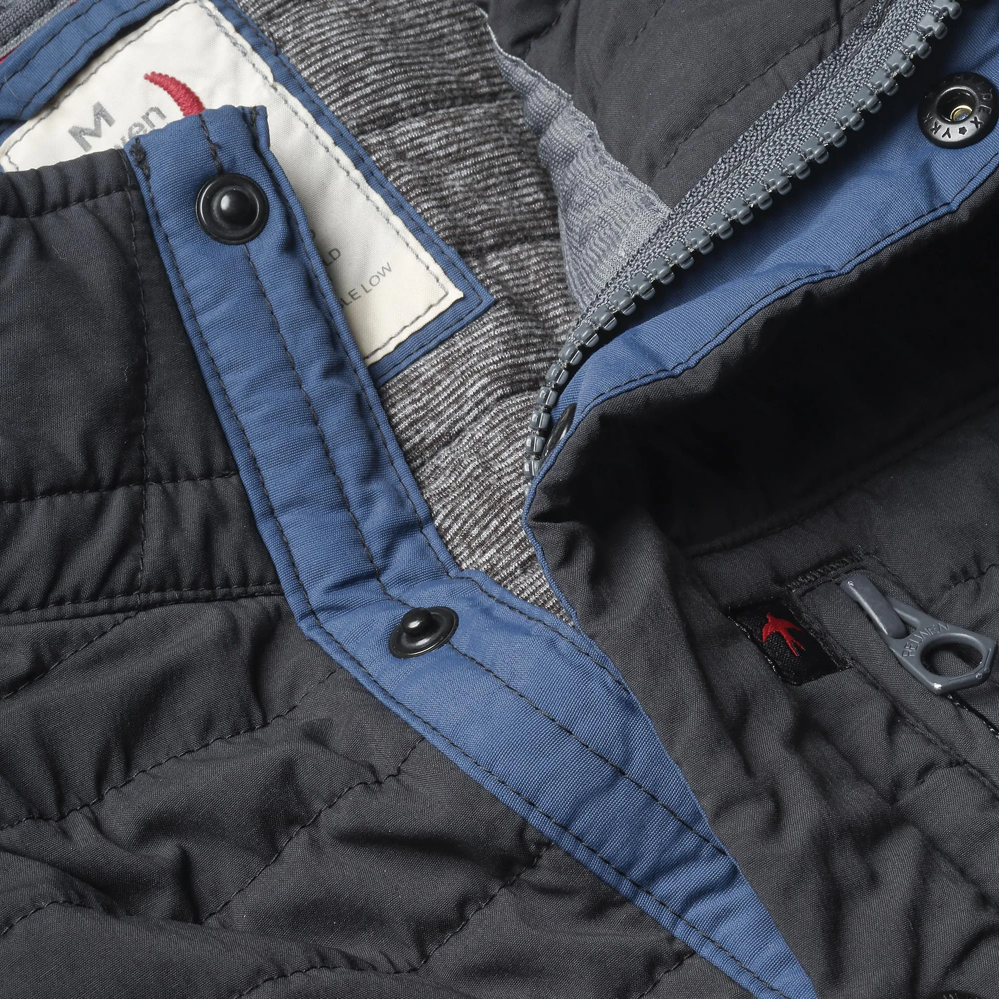 Midnight Quilted Windzip Vest by Relwen