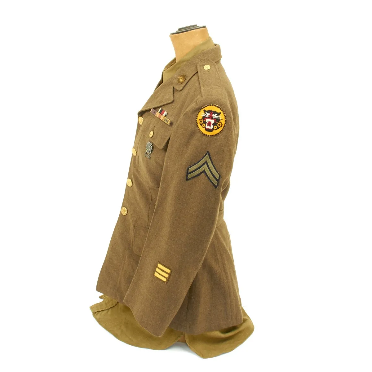 Original U.S. WWII Omaha Beach 134th Infantry Regiment Anti-Tank Platoon Named Grouping