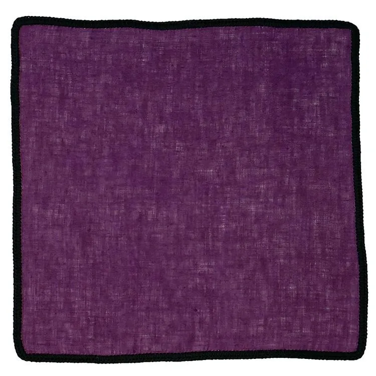 Plum Mezzanotte with Black Signature Border