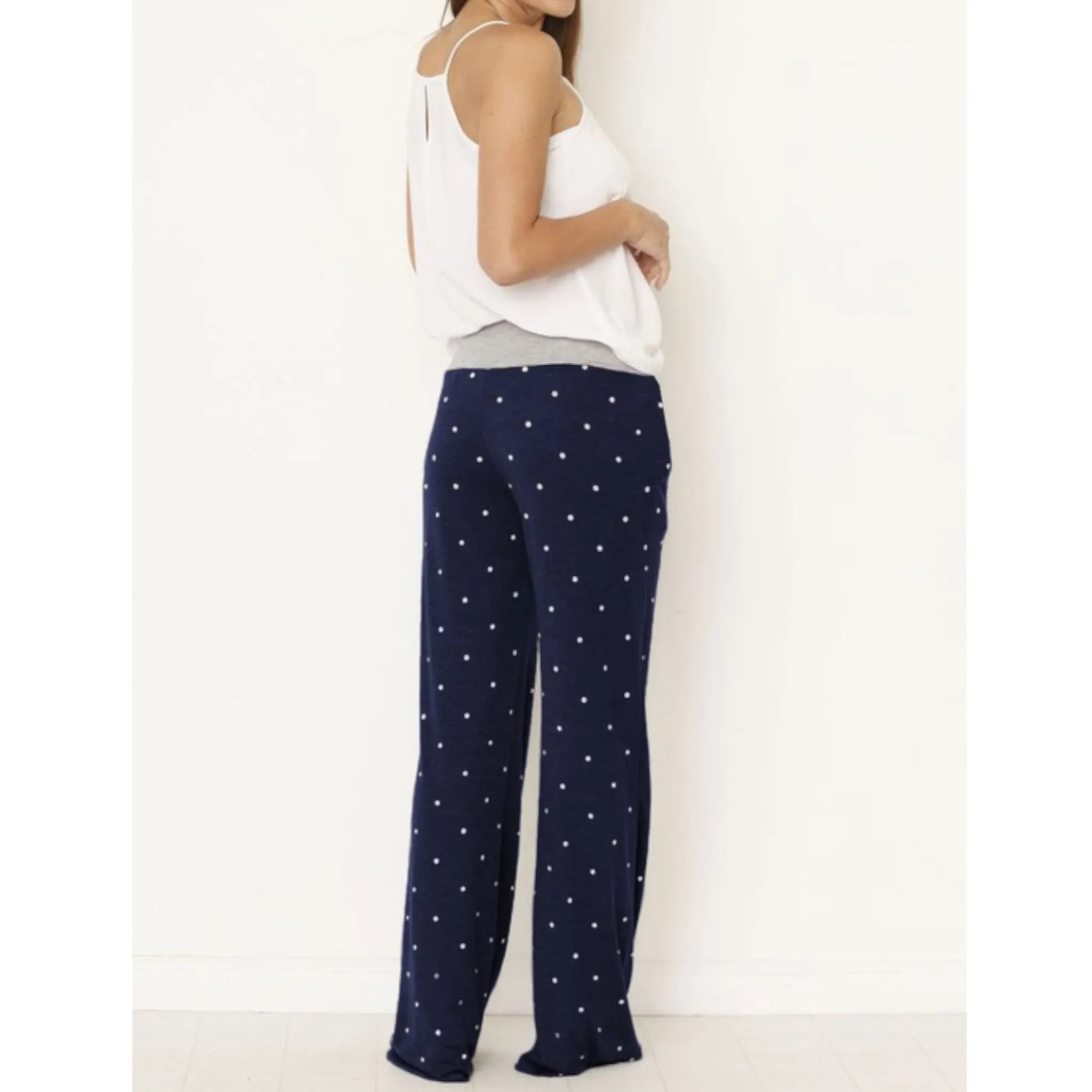 Polka Dot Drawstring Pants