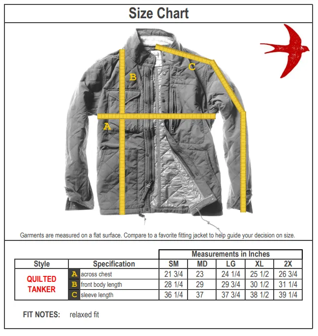 Quilted Tanker - Dark Loden