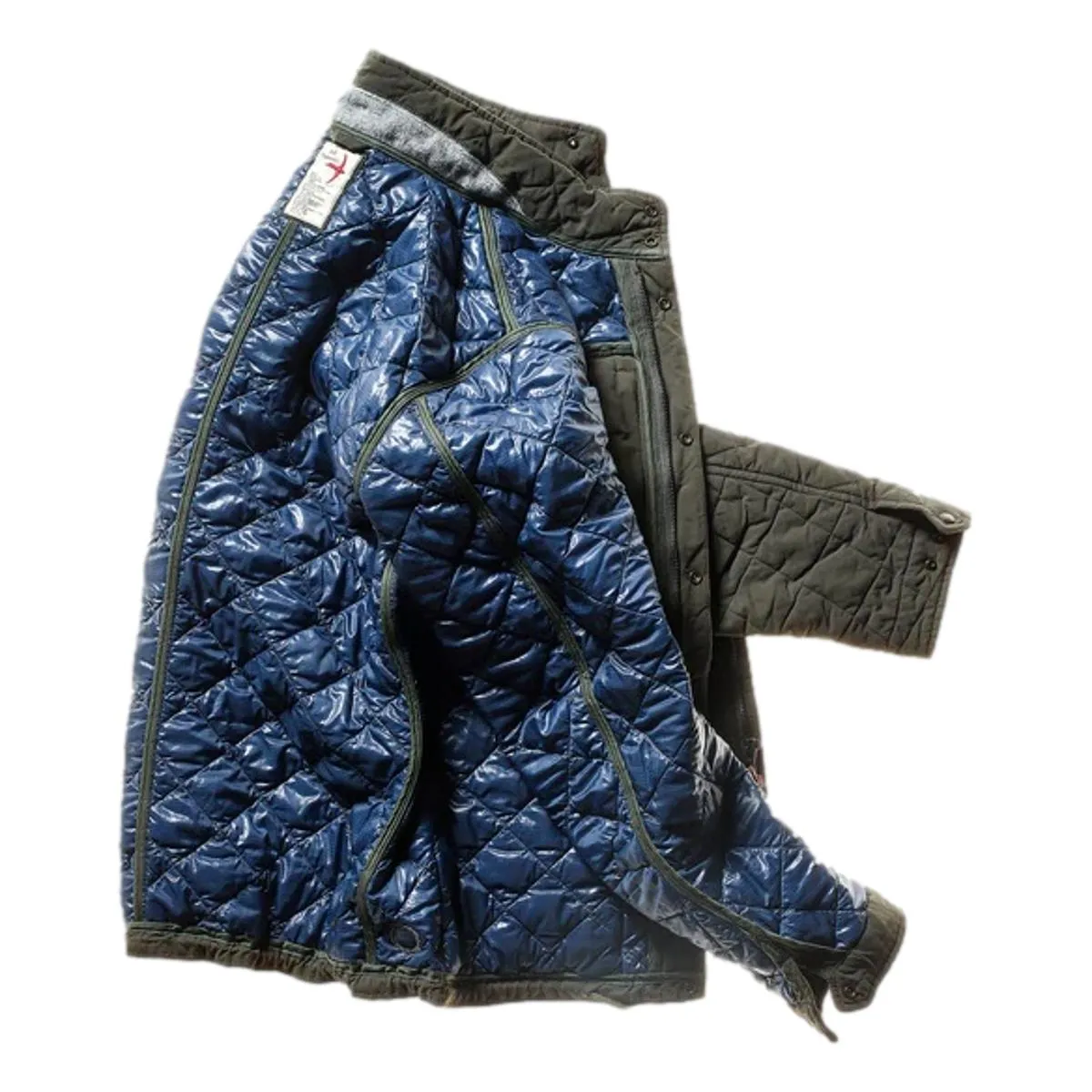 Quilted Tanker Dark Loden