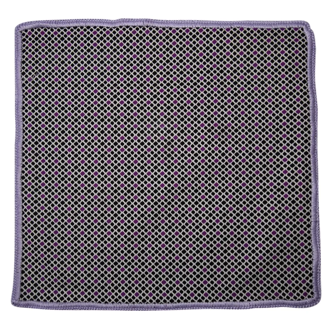 Rasin Arabesco with Lilac Blu Signature Border