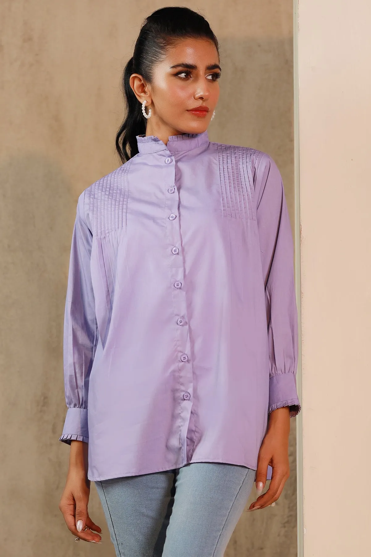 Rebecca Pintuck Tunic Top - W22 - WTN0015