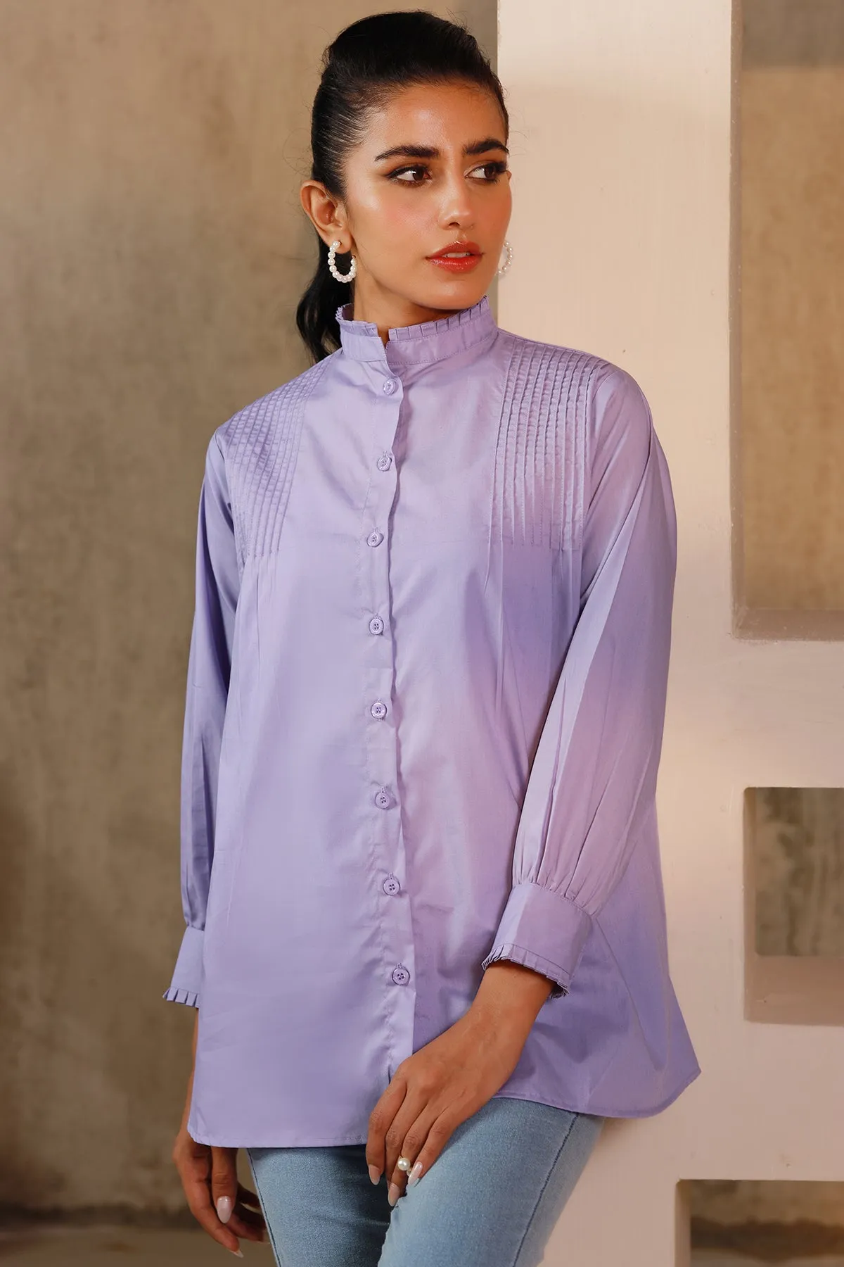 Rebecca Pintuck Tunic Top - W22 - WTN0015