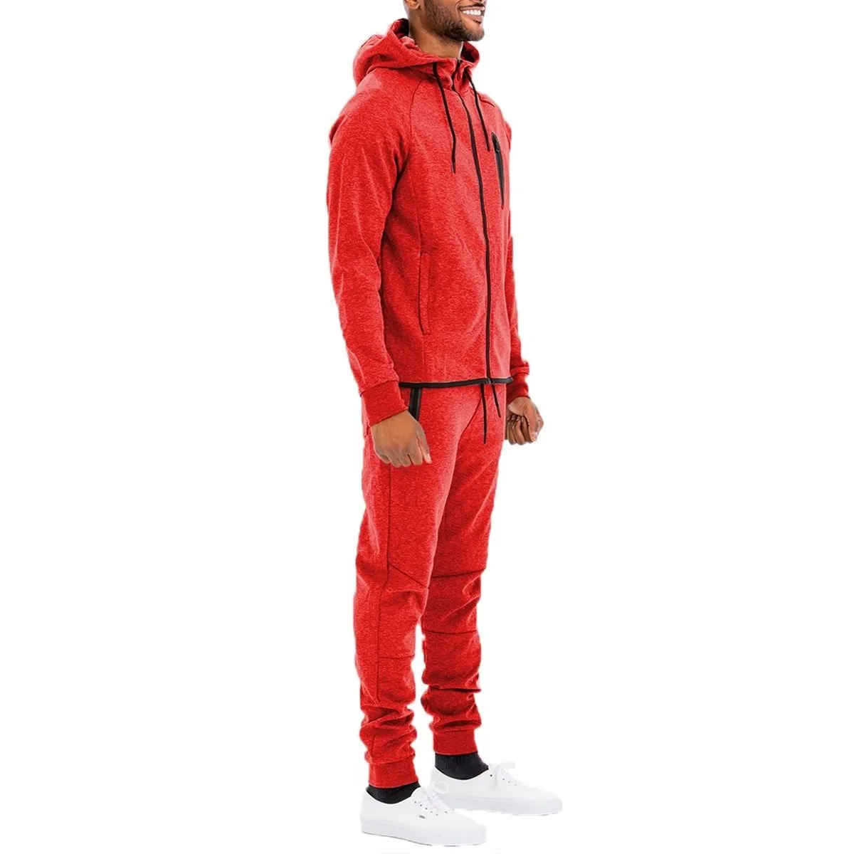 Red Dynamic Sweat Set