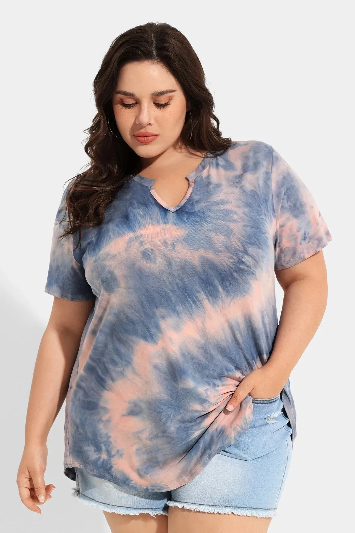 Ritera Tie Dye Cruise Resort Tunic T-Shirt