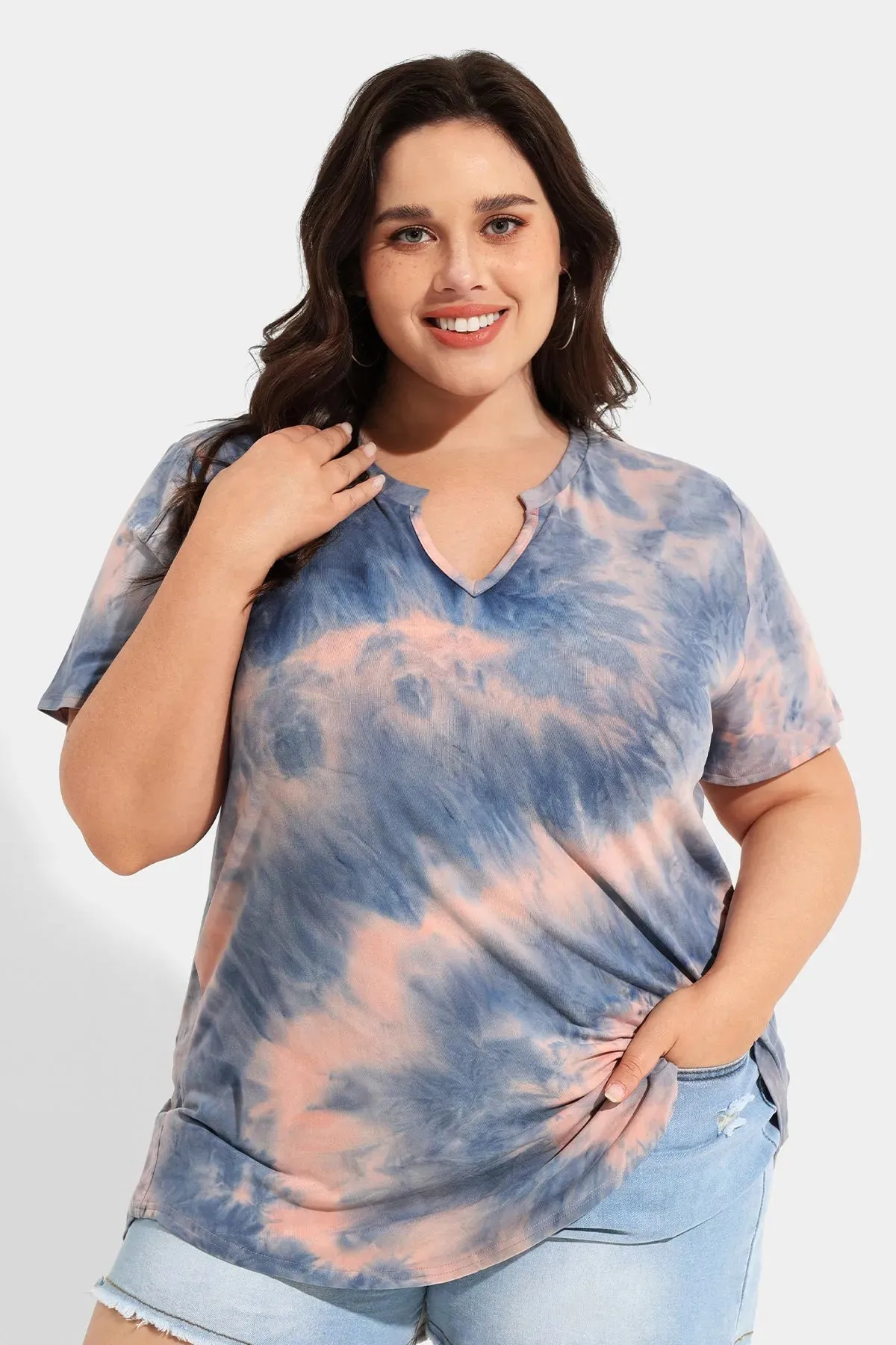 Ritera Tie Dye Cruise Resort Tunic T-Shirt