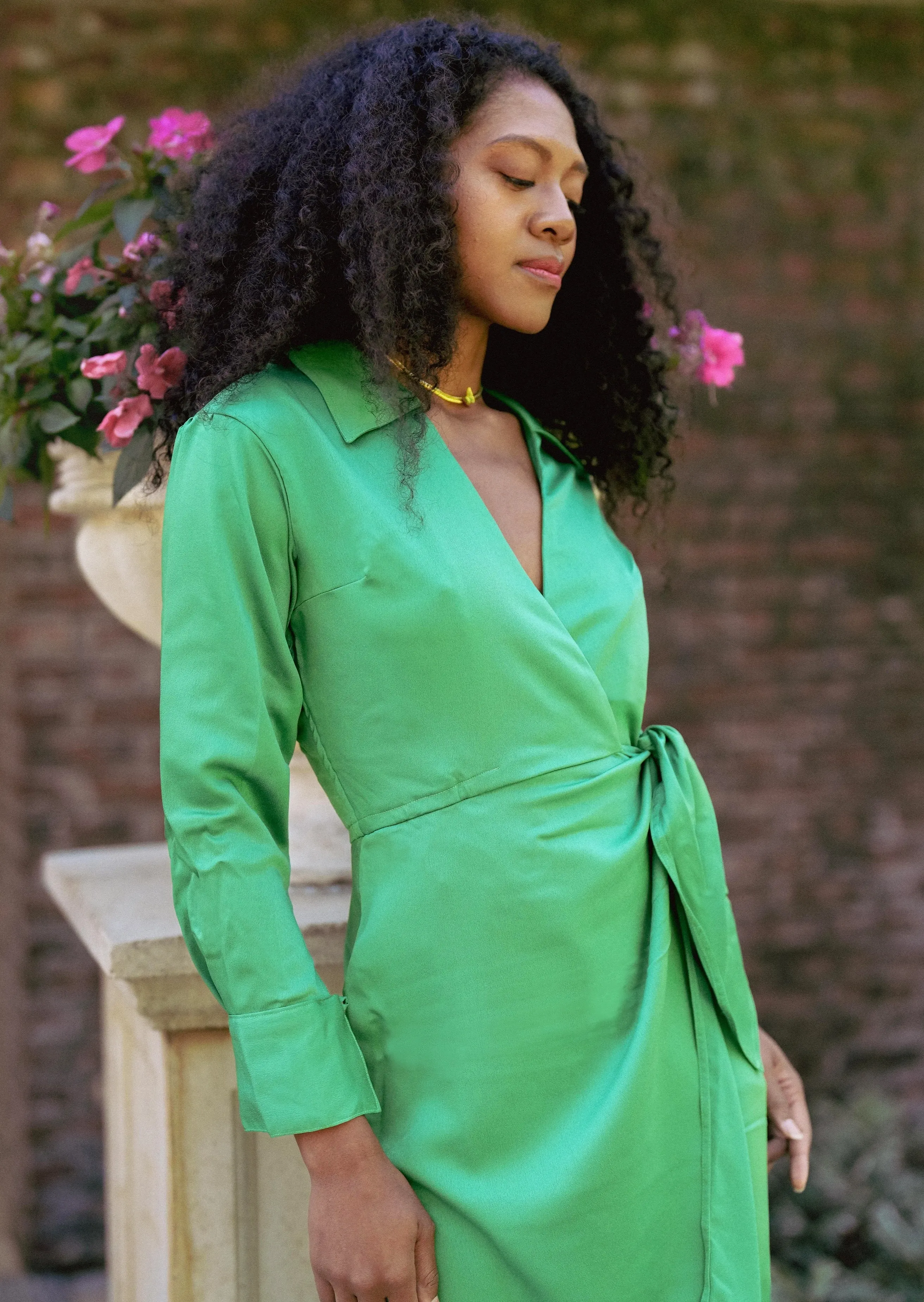 ROWEN DRESS in Green